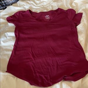 Maroon t-shirt